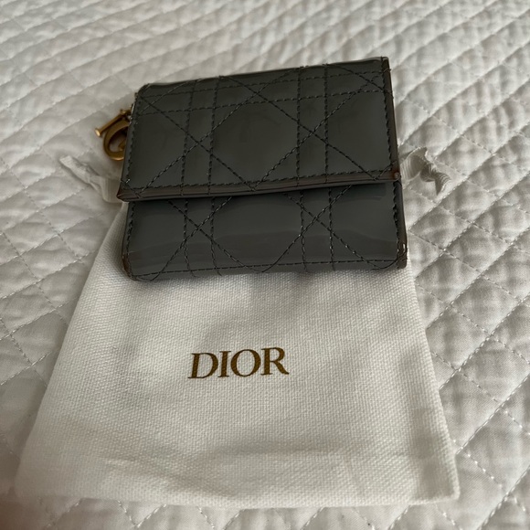 Dior Charcoal Key & Card Holder - Picture 1 of 7